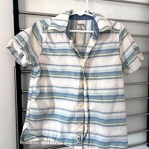 Carters button down dress shirt. 5T. Worn once, great condition.
